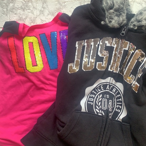 Justice Other - Justice Jacket and Long Sleeve Top